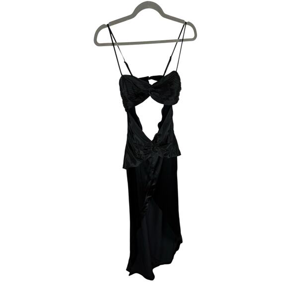 Retrofete Twist Front Pleated Dress Strapless Statement Evening Whimsigoth S - Picture 2 of 8